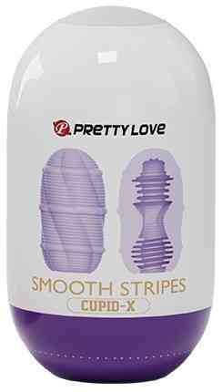 Мастурбатор яйцо Pretty Love - Smooth Stripes Cupid-X, BI-014931-3 Sex Aura Киев