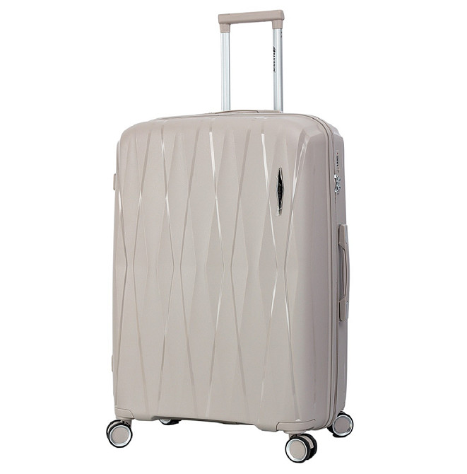 Валіза поліпропіленова MADISSON 51103 велика 77 см шампань Київ - фото 1