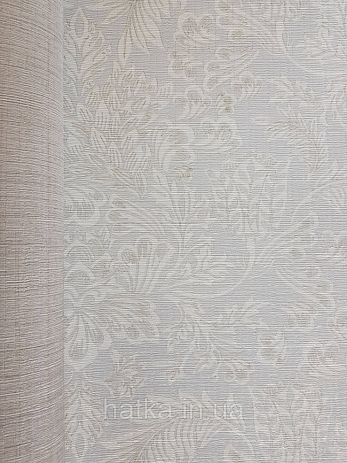 Шпалери флізелінові еко Casadeco Five o'clock 0.53х10 квіти листя білі на світло бузковому під тканина гобелен Київ - фото 2