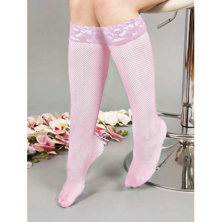 Довгі гольфи в сітку - Чорний - XS/S/М - Еротична білизна Вінниця - фото 3