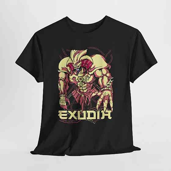 Футболка з аніме принтом Йу Гі Ох Нев оверсайз (S/M/L) Чорний AnimeJ0581 Дніпро