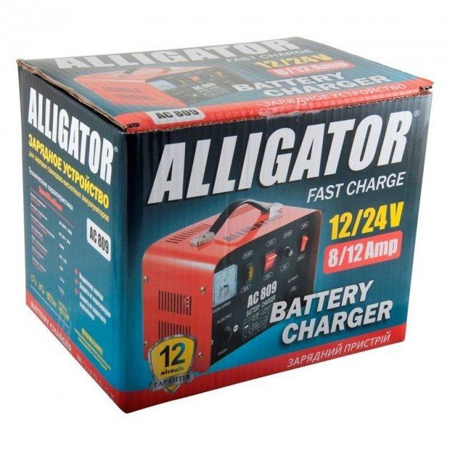 Мощный автомобильное зарядное устройство для аккумулятора Alligator AC-809 : 12/24 V, 20А Киев - изображение 5