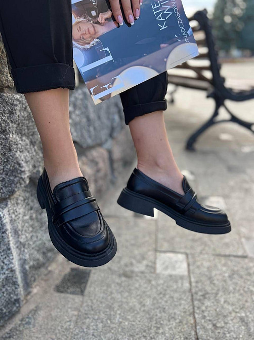 SANTINI Туфлі жіночі SANTINI чорні натуральна шкіра 36-39 ( -11) Коломия - фото 2