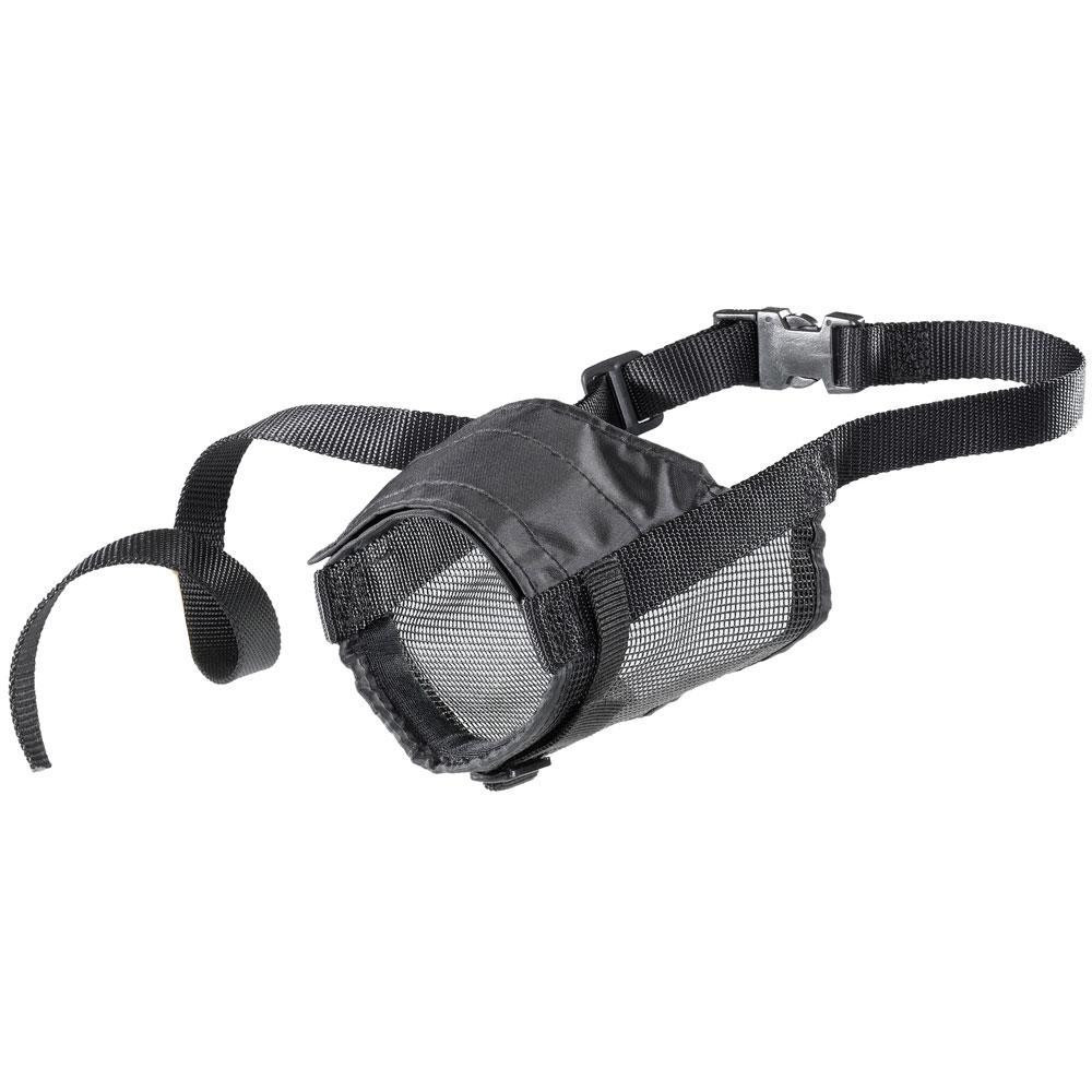 Регульований намордник з нейлонової сітки Ferplast Muzzle Net (Ферпласт Мазел Ні) XL - A: 47 sign 69 см - B: 17 ae 35 см - C: 12,5 см Запоріжжя - фото 1