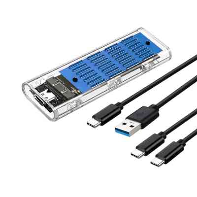 Карман внешний Dynamode M.2 SSD NVMe/SATA combo ч-з USB3.2 GEN2 Type-C (DM-CAD-SSD09) Винница