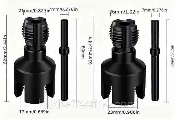 Фреза для нарізування різьблення на пвх трубах 1/2" та 3/4" Харків