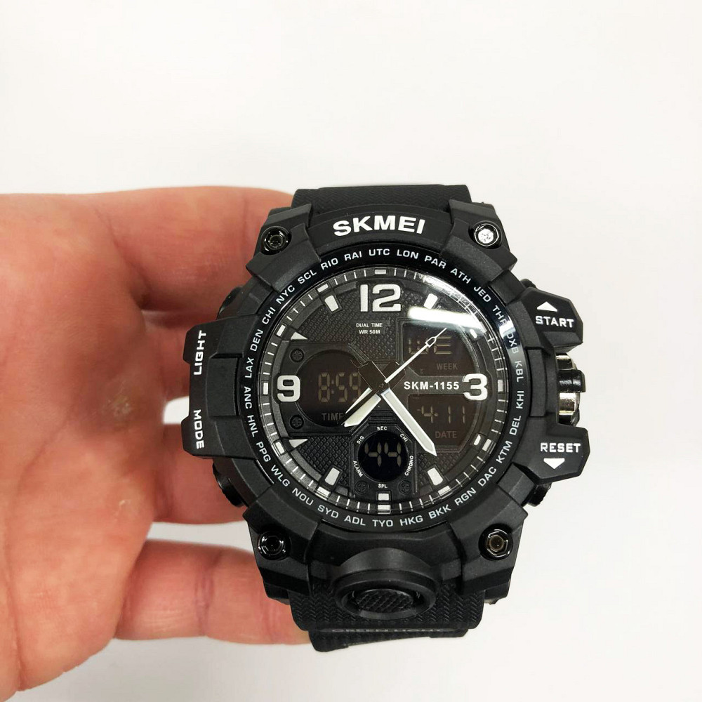 Армійський годинник протиударний SKMEI, Годинники чоловічі для плавання, Новий командирський годинник BA-71 Львів - фото 7