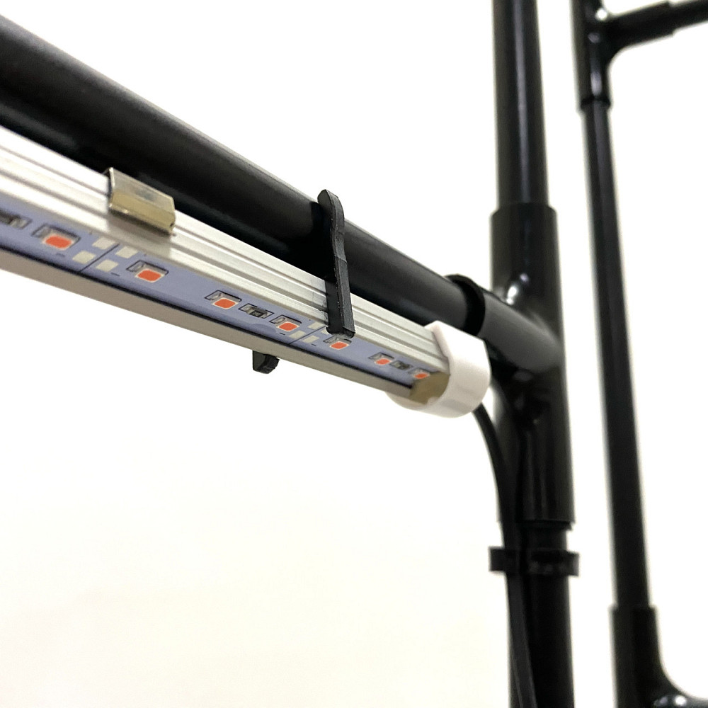 Підлогова східчаста підставка для квітів Barva Bicolor з фітолампами, висока, металева з підвісом го Бориспіль - фото 6