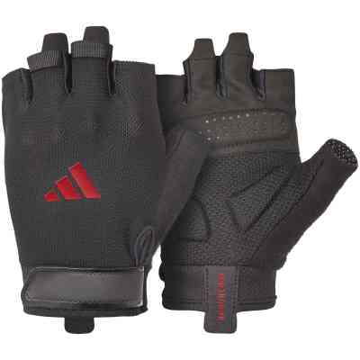Перчатки для фитнеса Adidas Essential Training Gloves ADGB-15000RD чорний, червоний XS (885652027755) Винница