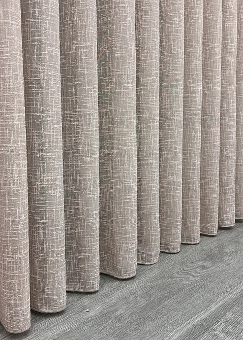 Тюль VR-Textil 1980т Лен однотонный Капучино 400х270 см (42-1039) Киев - изображение 8