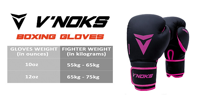 Боксерські рукавиці V`Noks Ultima Black Fuxia 12 ун. Кам'янське - фото 9