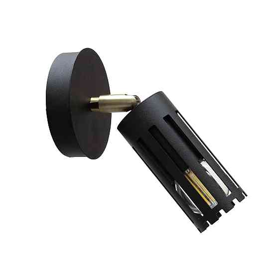 Світильник настінно-стельовий MSK Electric Teramo спот поворотний NL 18050-1 BK Одеса