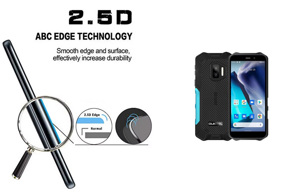 Захисне скло ArmorGlass для Oukitel WP12, WP12 Pro – стійке до подряпин та ударів Київ - фото 2