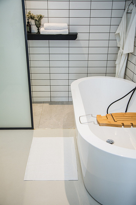 Ecotton Килимок махровий Ecotton 50х70 см 650 гр./м рушник для ніг білий для ванної кімнати Коломыя - изображение 1