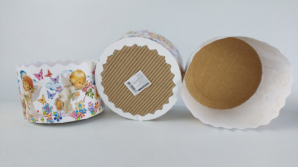 Форми для Пасок 400 гр d130 h85 Асорті 50 шт/пач. Харків - фото 2