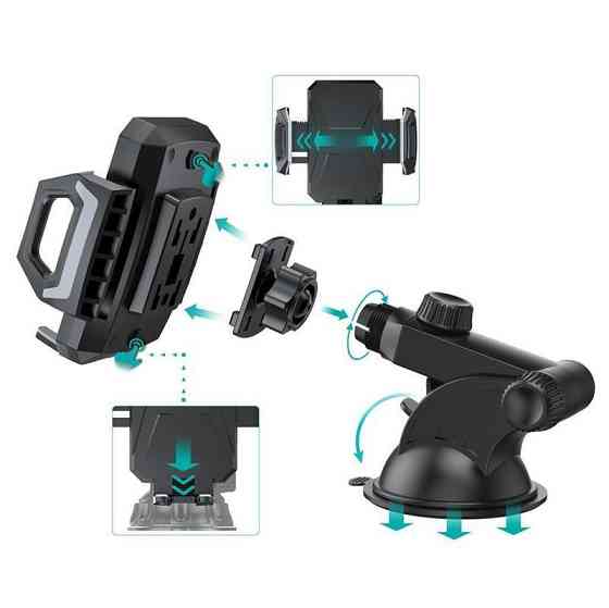 Автомобільне зарядне пристрій Choetech (T521-F) Чорний Харків