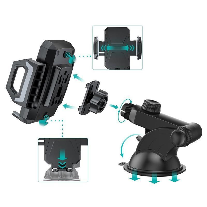 Автомобільне зарядне пристрій Choetech (T521-F) Чорний Харків - фото 4