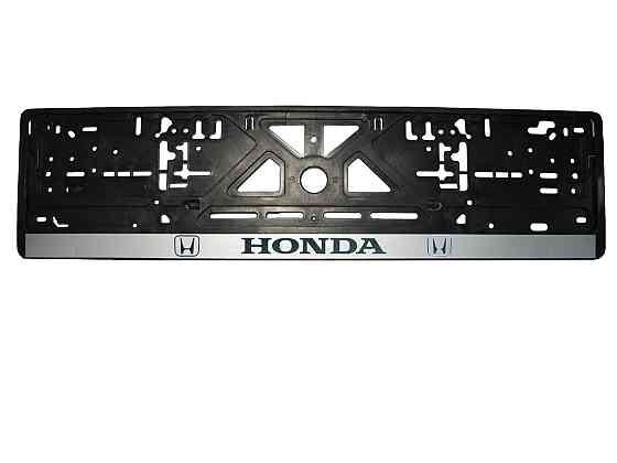 Рамка номерного знаку Honda пластик чорна 1шт Київ