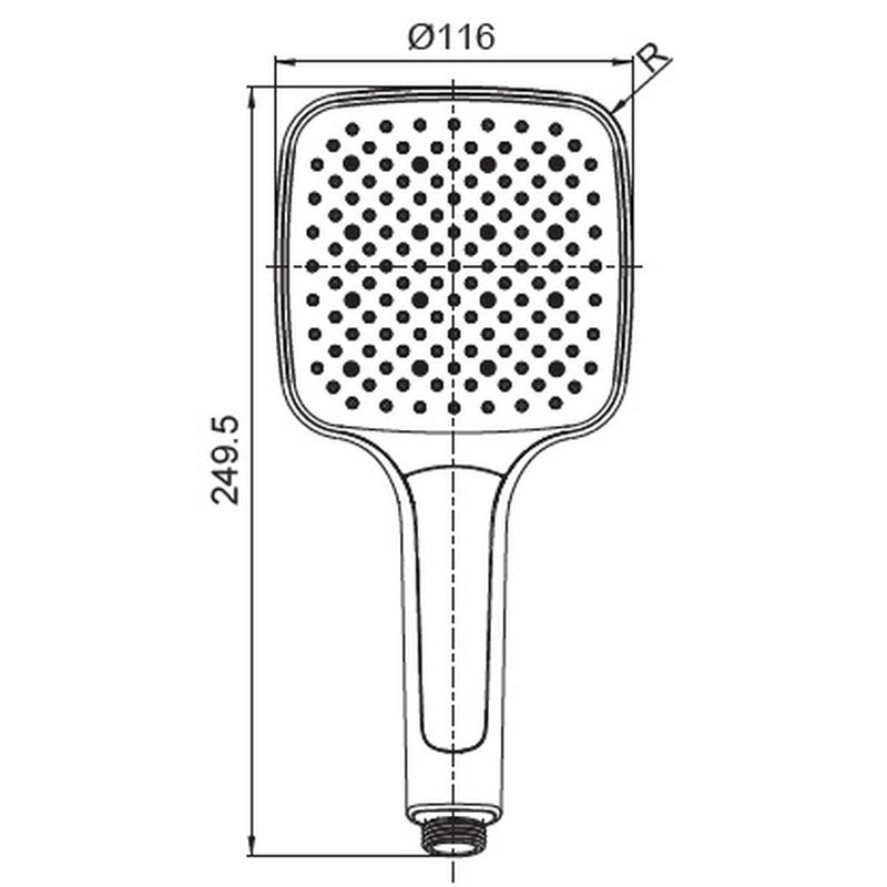 Лейка для душа Koer KP-0402-01 (3 функции) (KR4983) Киев - изображение 2