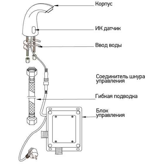 Монокран на одну воду сенсорний MIXXUS PREMIUM PHOTO 001   ( MI2836 ) 20677 Харків