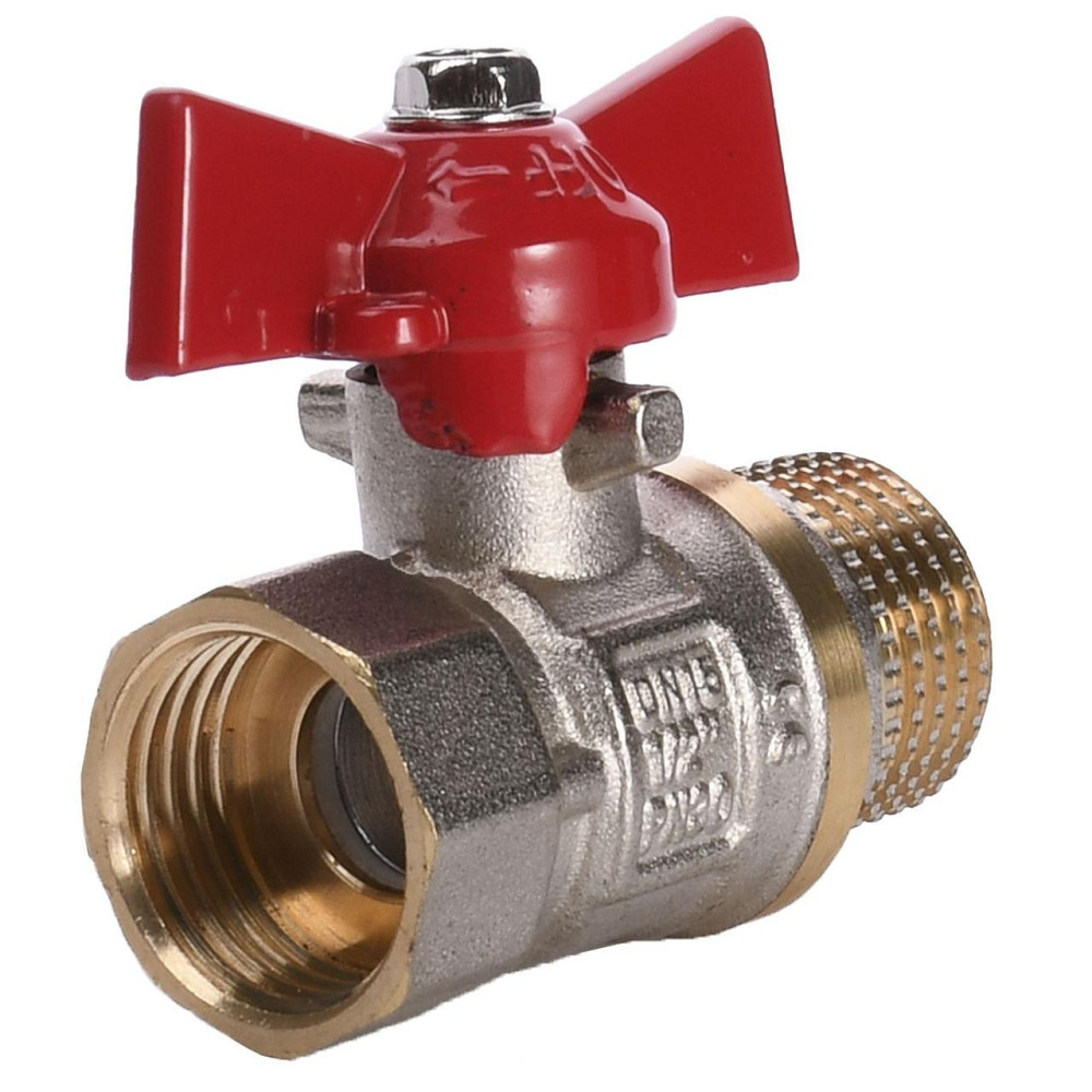 Кран кульовий прямий WATER VALVE 1/2″ ЗВ КБ NV-V Q002 (000004538) Київ - фото 2