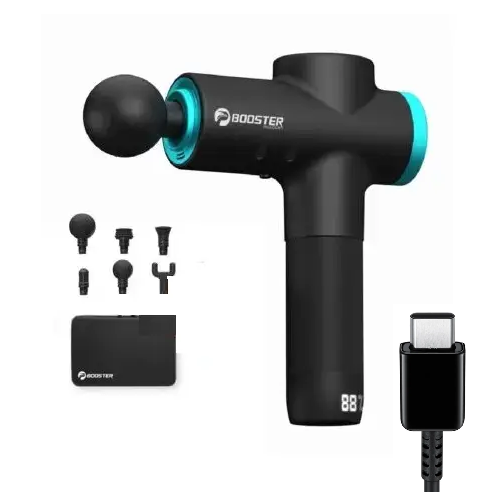 Перкусійний масажер тригерних точок Booster М2 type-C 12V Massage Gun 2500 маг Вінниця