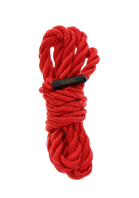 Мотузка Bondage Rope 1.5 meter 7 mm Червона TABOOM Sex Aura Київ - фото 2