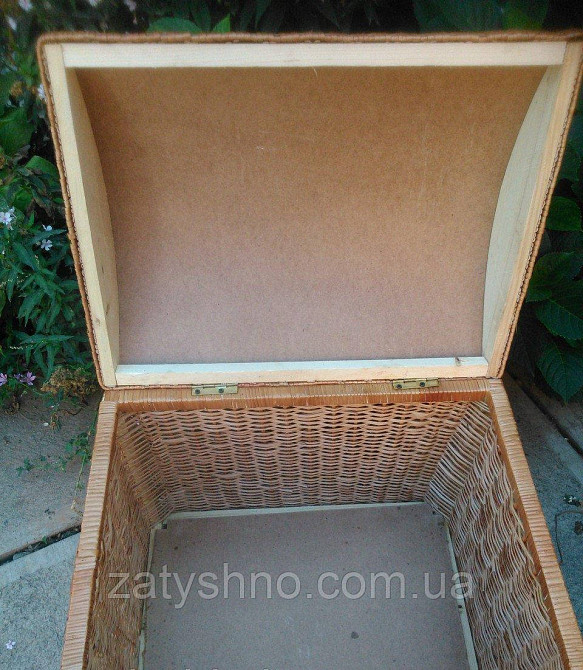 Маленька плетена скриня з лози Київ - фото 3