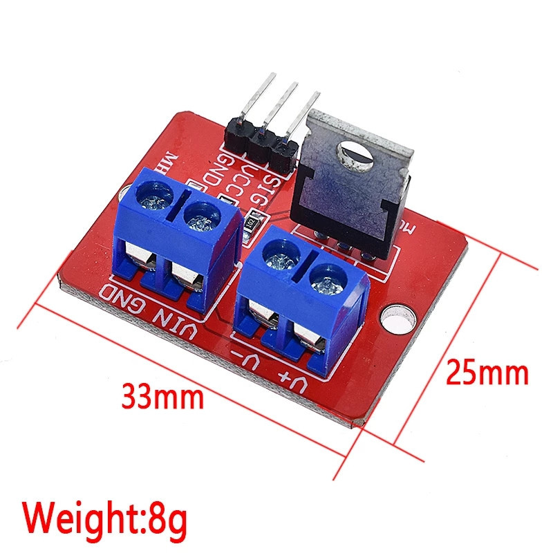 Драйвер MOSFET IRF520 для Arduino, управление нагрузкой до 5А Киев - изображение 4