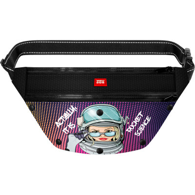 Поясна сумка-бананка для собак WAUDOG Family "Космос. Ракетобудування" (5605-0124) Вінниця - фото 1