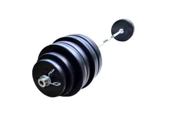 Штанга олімпійська набірна на 135 кг Гантелі, гирі, штанги і диски в ударостійкому пластику Київ