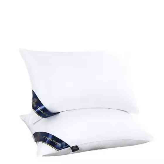 Подушка гипоаллергенная Hilton 74×48 см белая. Гостиничное качество для дома и гостиниц, 900 г,100% полиэстер Каменец-Подольский