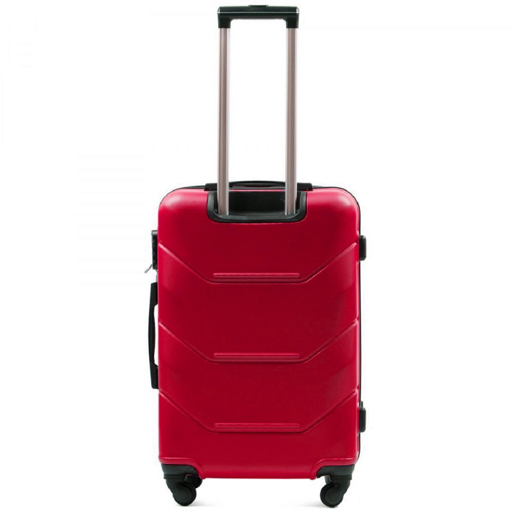 Валіза пластикова WINGS 147 середня 65 см червона Київ - фото 3