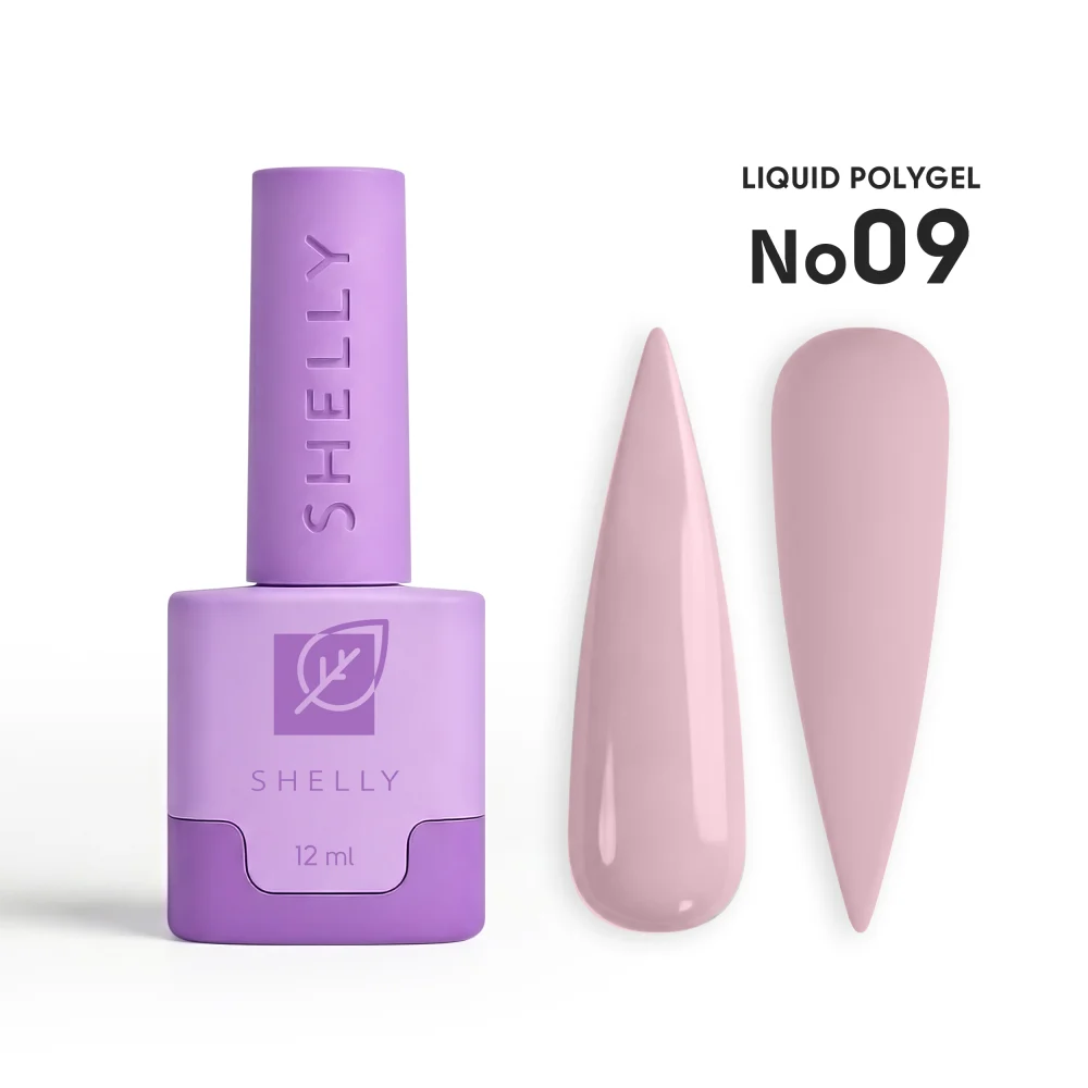 Жидкий полигель для ногтей 09 Liquid PolyGel Shelly 12 мл Киев - изображение 3