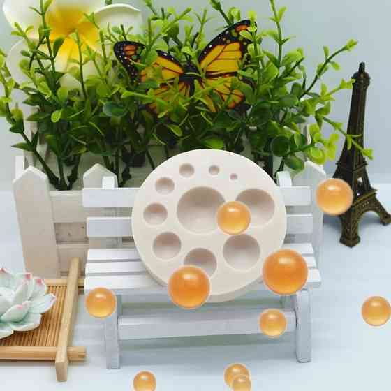 Молд кондитерський Напівсфери 68 мм сірий Київ