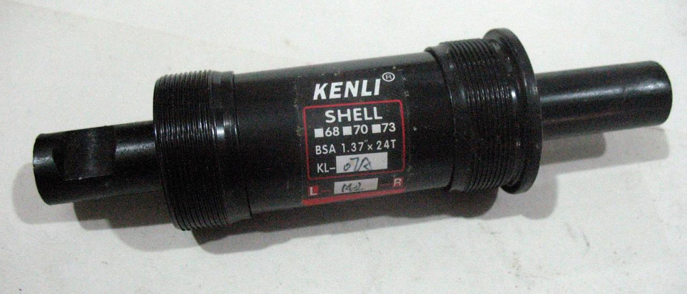 Каретка велосипедная неразборная (клин) (L-142mm) Мукачево - изображение 1