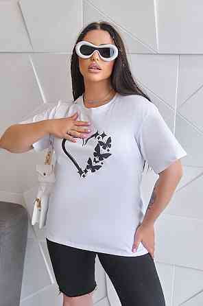 Жіноча футболка з малюнком "Spark" оптом | Батал Київ