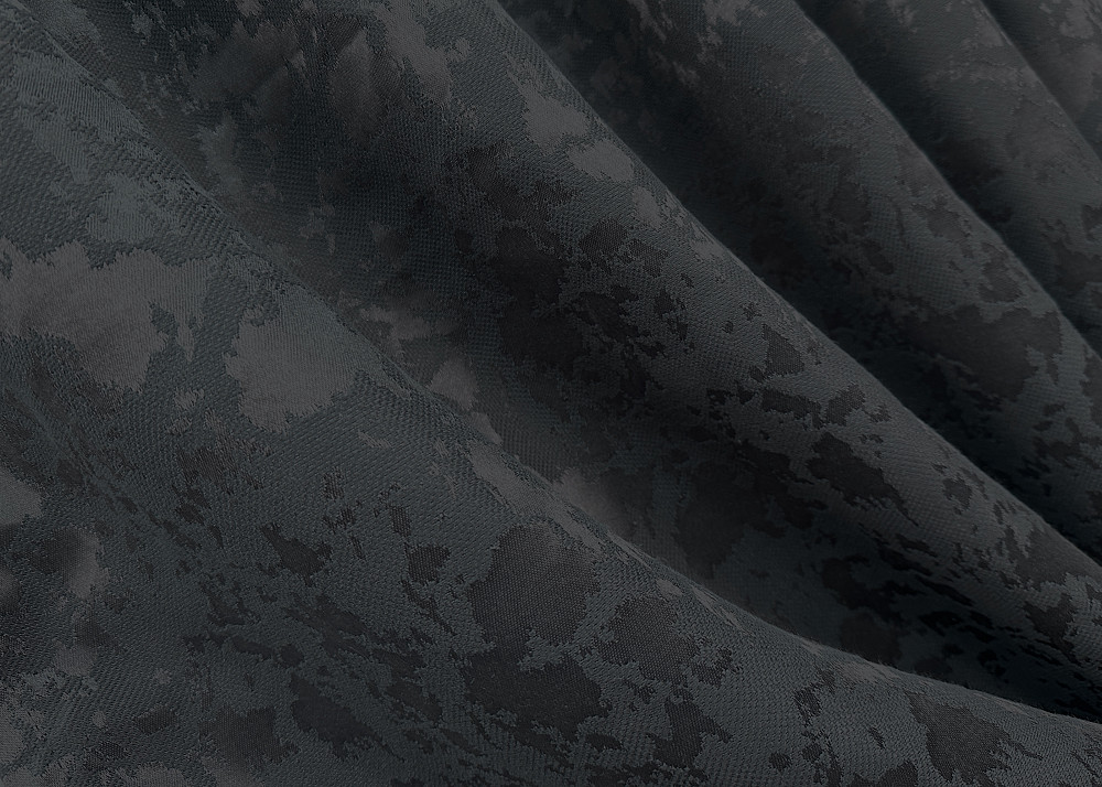 Комплект коротких штор VR-Textil Льон мармур Pavliani ХО № 1262ш Графітовий 130х170 см 2 шт (35-0204) Київ - фото 5