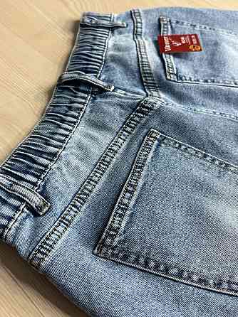 Шорты женские джинсовые Vanver 2057 с резинкой на талии и шнурком голубые, голубой, З4, 34, 95 см, 121 см Киев