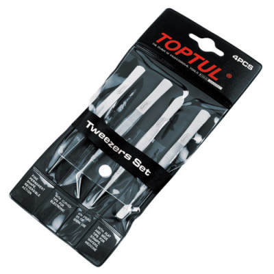 Пинцет Toptul 4шт. (JGAA0401) Винница - изображение 2