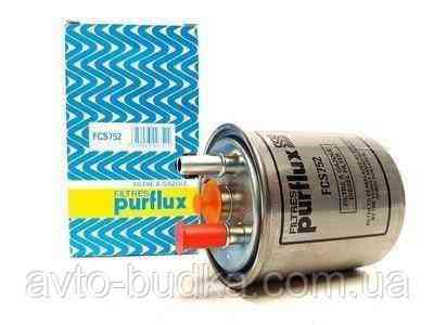 Фільтр паливний на Renault Laguna III (з отворам під нагрівач) двигун 1.5dci; 2.0dci; 3.0 dci; PURFLUX FCS752 Новий Розділ