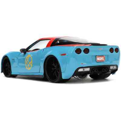 Машина Jada металлическая Марвел Шевроле Корвет с фигуркой Доктора Стрэнджа 1:24 (253225024) Винница