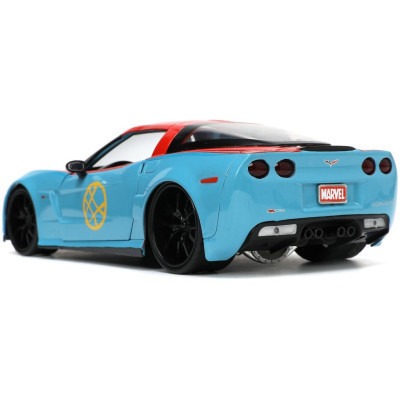 Машина Jada металлическая Марвел Шевроле Корвет с фигуркой Доктора Стрэнджа 1:24 (253225024) Винница - изображение 3