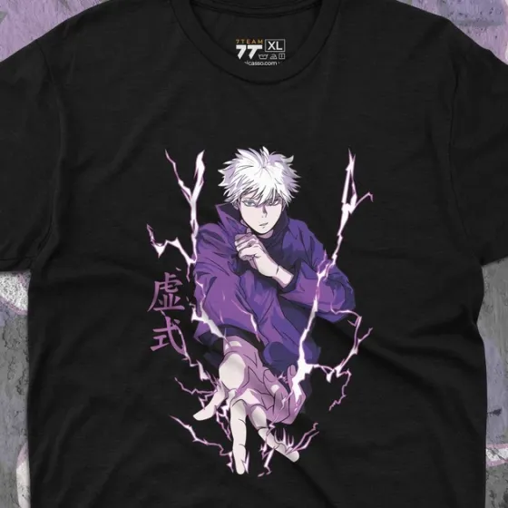 Футболка чоловіча з  принтом Магическая Битва Сатору Годжо 2 Розмір 48 Дніпро