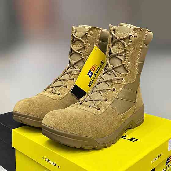 Берці Belleville Spear Point Lightweight Hot Weather, розмір 10.5/43.5, колір Койот, весна-лето, стандарт армії США  (BV518) Київ