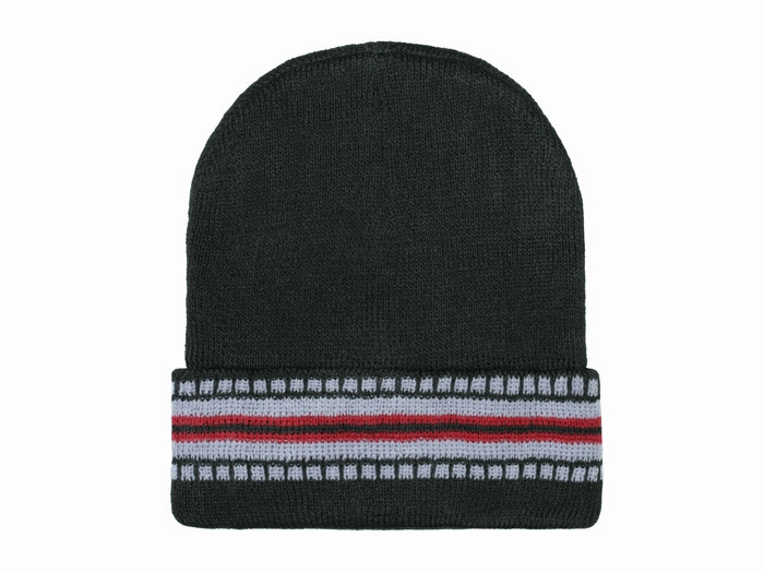 Шапка чоловіча в'язана на флісі Київ - фото 1