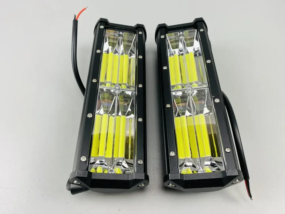 Фара LED прямокутна (chip COB) 144W 6000K (4 діода) (x 24см 8см x 6см) Мукачево - фото 7