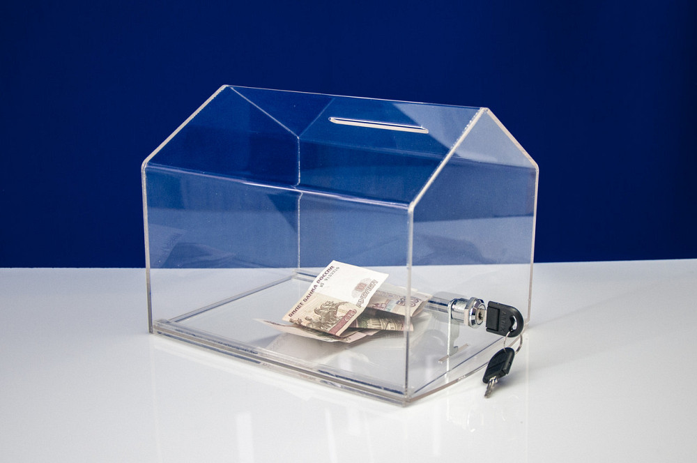 Ящик для пожертвований EKOSTAR Домик 200х258х200 Киев - изображение 10