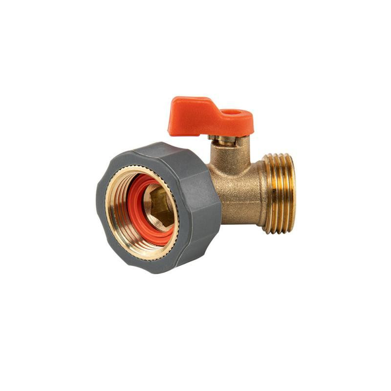 З'єднувач з краном РВ 3/4" вихід РЗ 3/4", BRASS SOFT, BR-S2232/45 Київ - фото 1