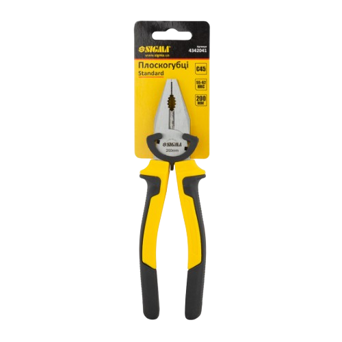 Плоскогубці 200мм Standard SIGMA Житомир - фото 4